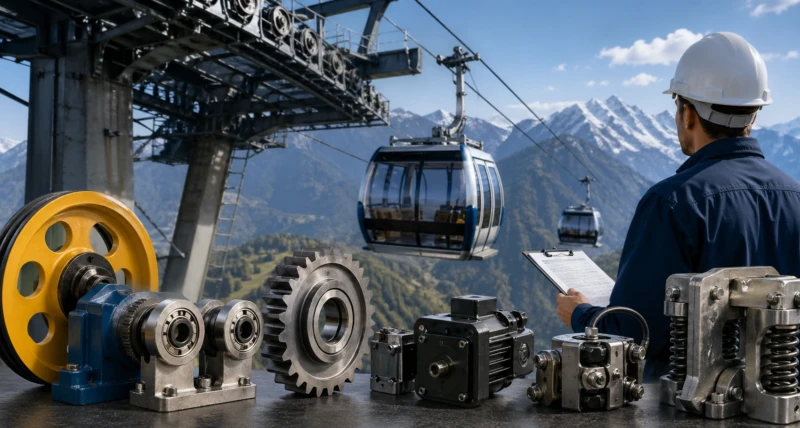 Ropeway Electro-Mechanical Parts Supplier