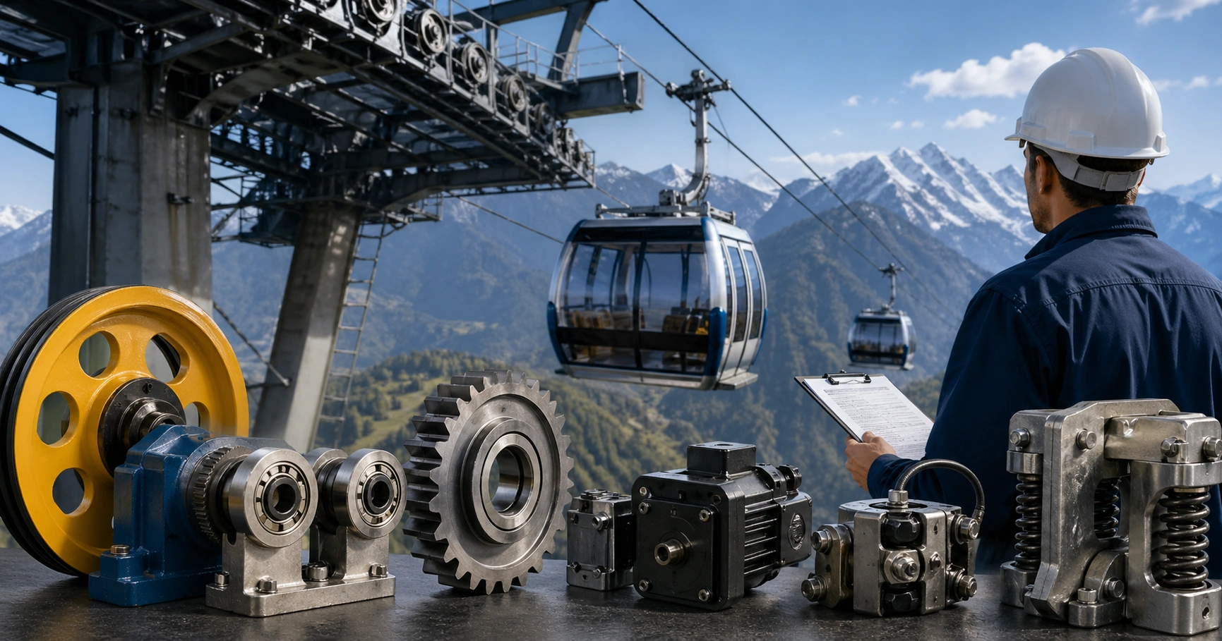Ropeway Electro-Mechanical Parts Supplier